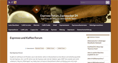 Desktop Screenshot of espressobar-24.de