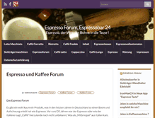 Tablet Screenshot of espressobar-24.de